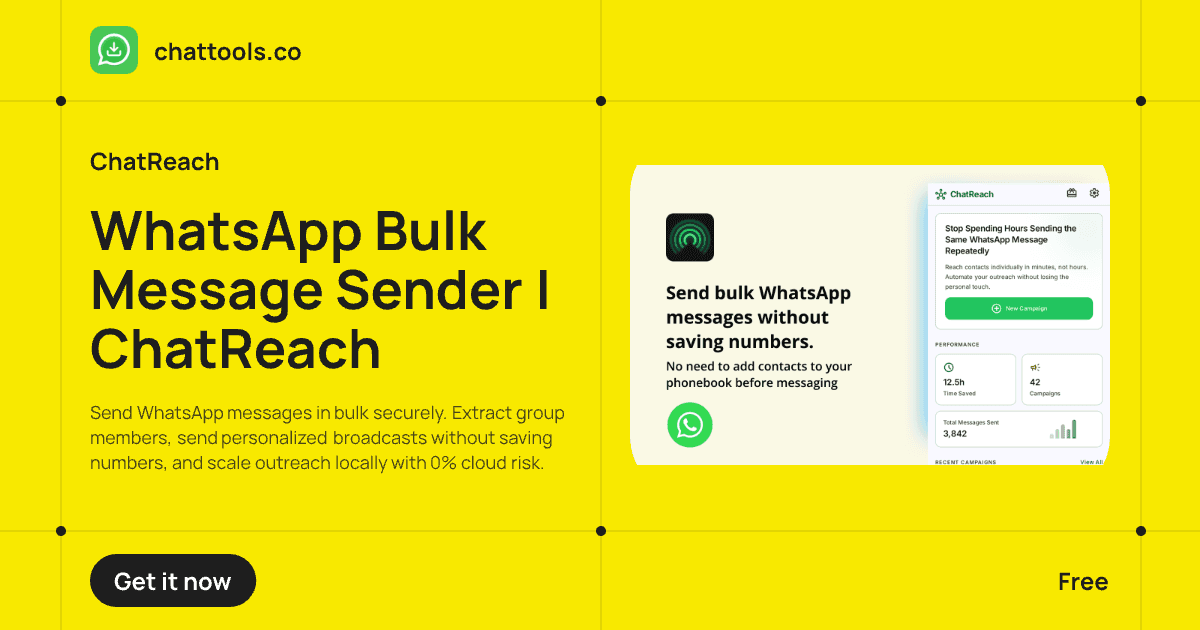 Stop Spending Hours Sending the Same WhatsApp Message Repeatedly